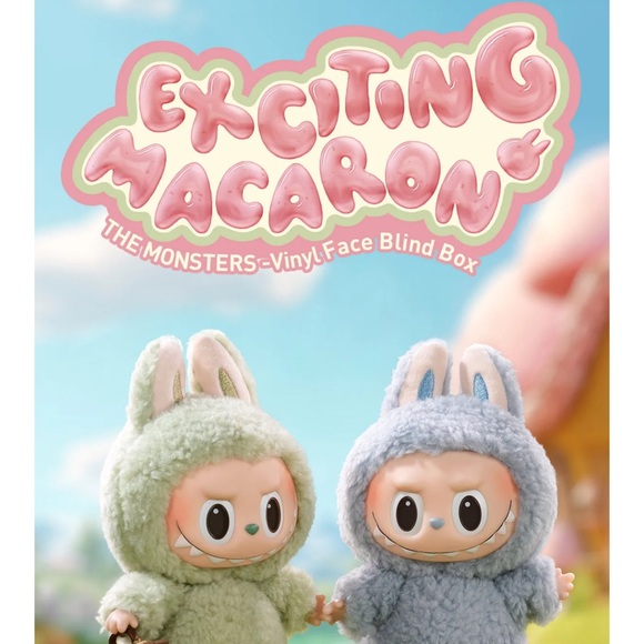 Full Case of 6 Pop Mart Exciting Macaron Vinyl Face Blind Box